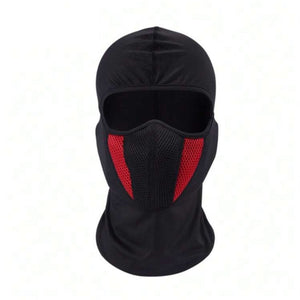 BLACK & RED MASK