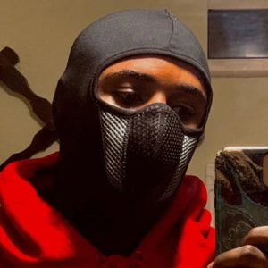 BLACK & GREY MASK