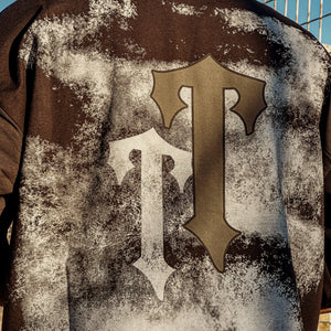 TRAPSTAR T-SHIRT BLACK AND GRY